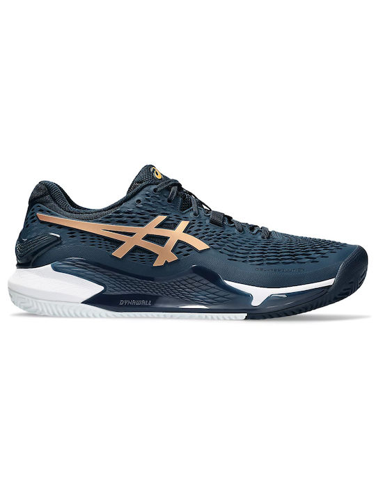 ASICS Gel-resolution 9 Мъжки Тенис обувки Глинени игрища Син