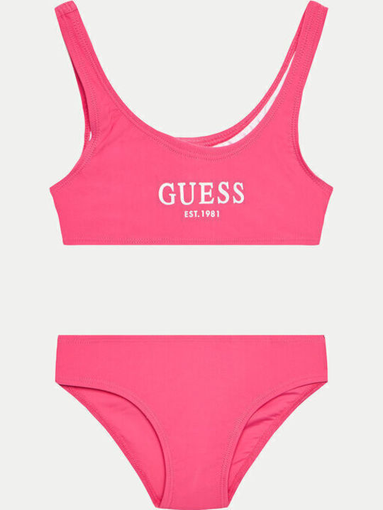 Guess Παιδικό Μαγιό Μπικίνι Ροζ Guess Παιδικό Μαγιό Μπικίνι Ροζ