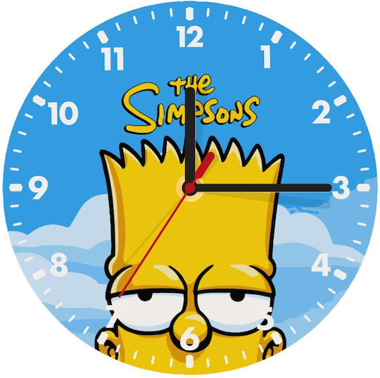 Simpsons Bart Simpsons ceas de perete din lemn 20cm