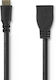 Nedis Cablu HDMI De Sex Masculin - HDMI De Sex Feminin 0.2m Negru