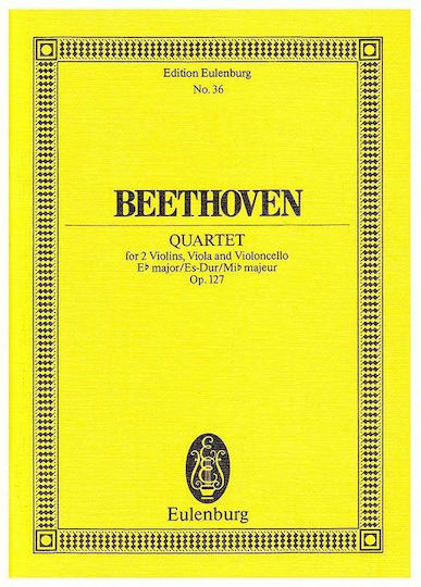 Beethoven Quartet In Eb Minor Op.127 Pocket Score