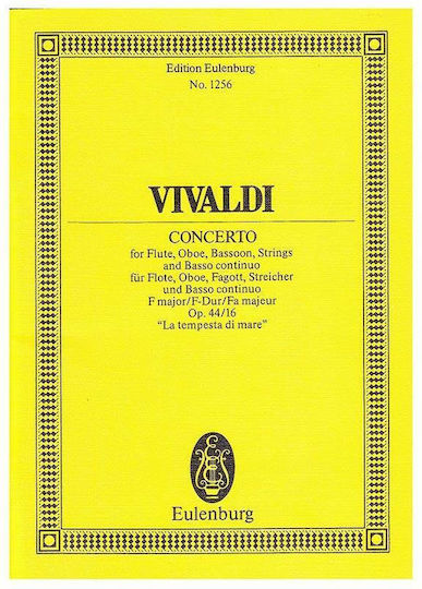 Vivaldi Concerto In F Major Op.44/16 Pocket Score
