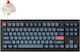 Keychron V3 Max QMK V3M-D1 Gaming Μηχανικό Πληκτρολόγιο Tenkeyless με Gateron Jupiter Red διακόπτες και RGB φωτισμό (Αγγλικό US)