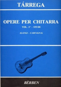 Tarrega Francesco Opere Per Chitarra Vol 2o Studi