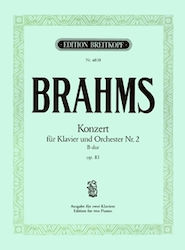 Johannes Brahms Konzert Fur Klavier Und Orchester Nr 2 B-dur Op.83 Εκδόσεις Breitkopf Johannes Brahms Konzert Fur Klavier Und Orchester Nr 2 B-dur Op.83 Εκδόσεις Breitkopf