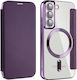 Erbord Wallet Piele artificială / Silicon Violet (Galaxy S22 5G)