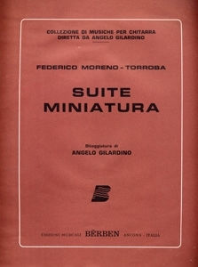 Torroba Federico Moreno Suite Miniatura
