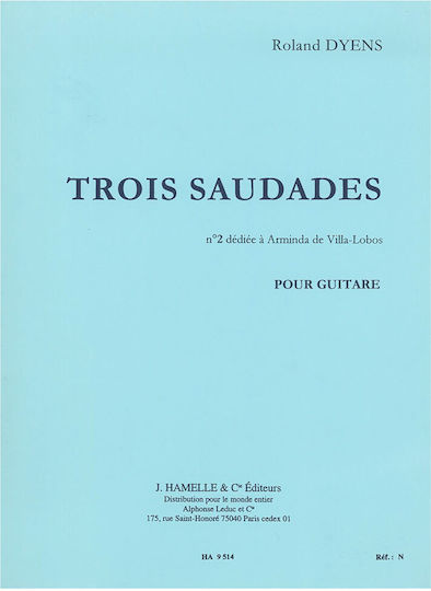 Hamelle Editeurs Sheet Music for Guitar Hamelle Editeurs Sheet Music for Guitar