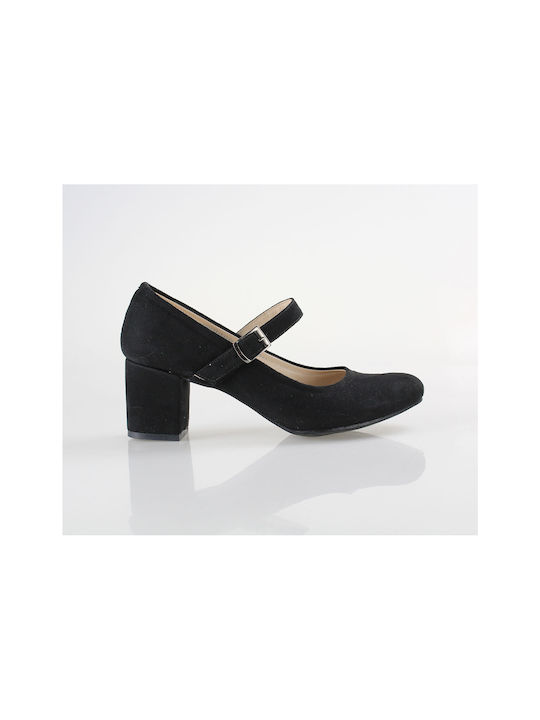 Steve Kommon Latin Shoes Black suede Black