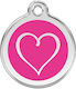 Reddingo Hundemarke Herz Rosa