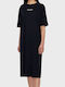 Rochie Armani Exchange 8nyacf Yjg3z 1200 Negru Xs Culoarea Neagră Mărimea 1 Xs