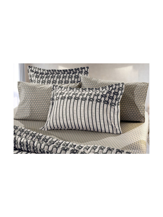 Guy Laroche Vesta Pillowcase Set Oxford Natural 50x70cm.