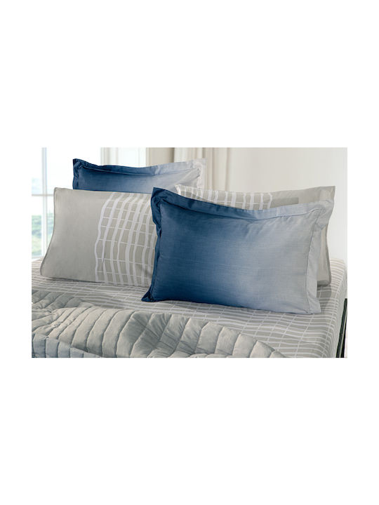 Guy Laroche Azzam Pillowcase Set Oxford Denim 50x70cm.