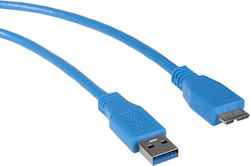 Maclean Energy Regulär USB 3.0 auf Micro-USB-Kabel Blau 1.5m (MCTV-587) 1Stück