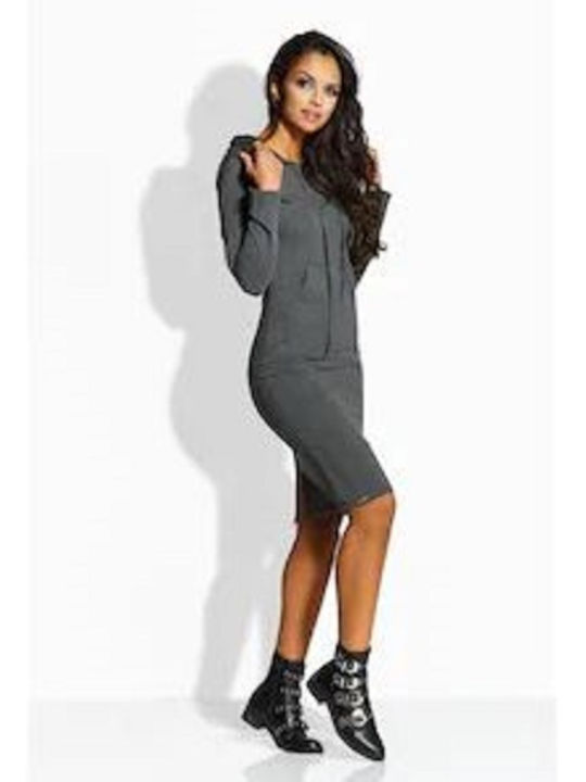 Lemoniade Midi Dress Dark Grey