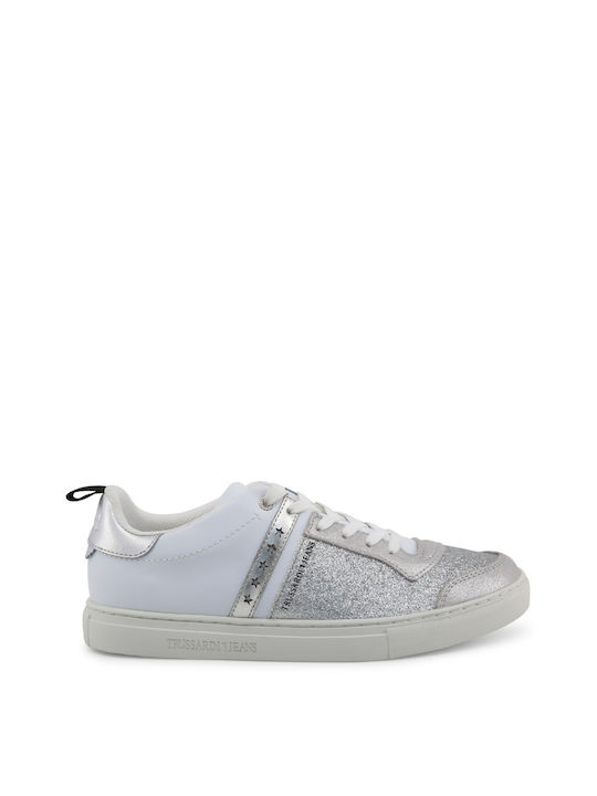 Trussardi Sneakers White-silver