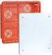 Elektro Plast Surface Mounted Electrical Box IP40 in Orange Color