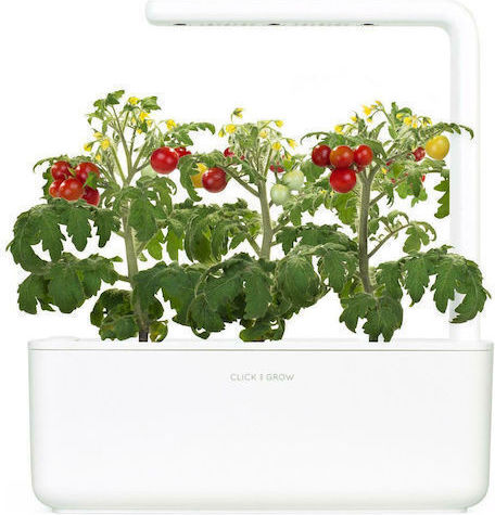 Click and Grow The Smart Garden 3 Self-watering Planter Box Plastic White 32x23x21cm.