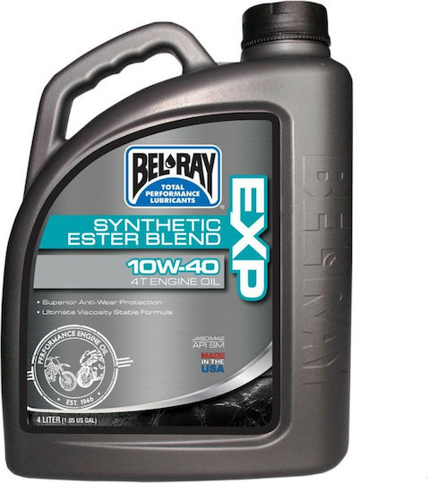 Bel-Ray EXP 10W-40 Συνθετικό Λάδι Μοτοσυκλέτας για Τετράχρονους Κινητήρες 4lt