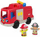 Playset of Fisher Price Fire Truck Vehicles