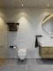 Verdi Wall Mounted Bathroom Shelf Metallic 30x9.3x12cm White