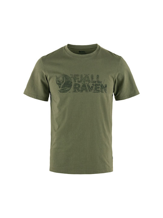 Fjallraven Ανδρικό Αθλητικό T-shirt Κοντομάνικο Πράσινο