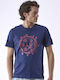 Maui & Sons Men's Short Sleeve T-shirt Blue