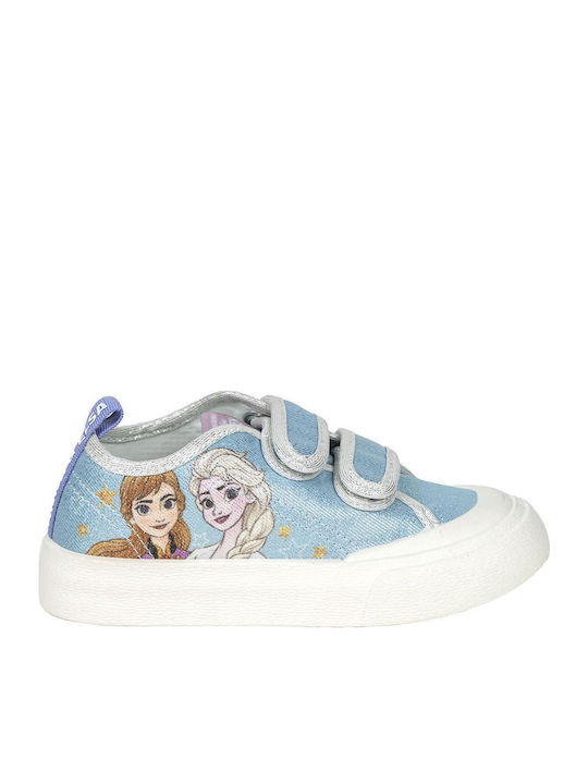 Frozen Kinder Sneaker Blau