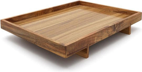 Bredemeijer Rectangular Serving Tray with Handles in Brown Color 40x30x6.2cm 174007 1pcs