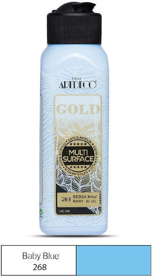 Artdeco Gold 140ml Ακρυλικό Multi Surface Baby Blue 268