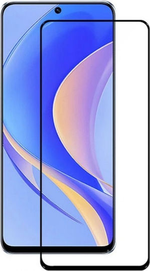 Пълно лепило Закалено стъкло за цялото лице Черен (Huawei Nova Y90)
