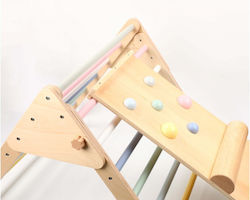 Eli Neli Montessori Pikler Color Set Dreieckige Rampe Doppelseitige Kletterfläche