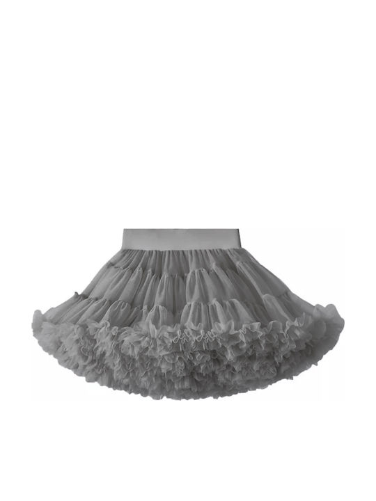 Kinder Tutu Rock aus Tüll Gray