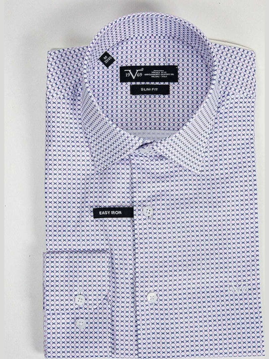 Long-sleeved Cotton Shirt Pink