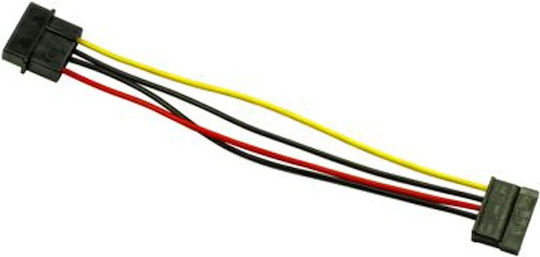 Αντάπτορας Inter-tech 1x Molex To 1x Sata Power 0,15m