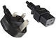 Microconnect Type G (UK) / IEC C19 - IEC C19 Cable 1.8m PE090618