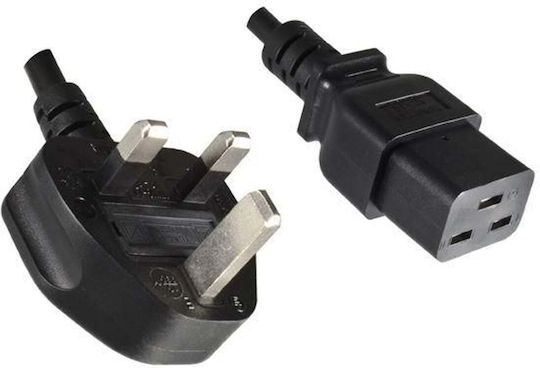 Microconnect Type G (UK) / IEC C19 - IEC C19 Cable 1.8m PE090618
