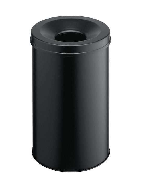 Durable Metall Büroabfallbehälter 30Es Schwarz