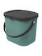 Rotho Babydesign Πλαστικό Καλάθι Αχρήστων 6lt Πράσινο 20x20.8x23.5cm