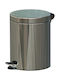 Alda Office Plastic Waste Bin 5lt Gray 28x28x28cm