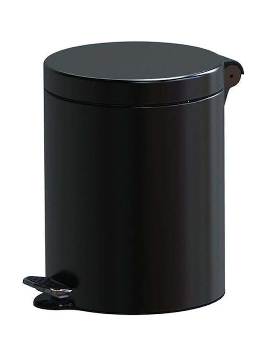 Alda Office Plastic Waste Bin 5lt Black