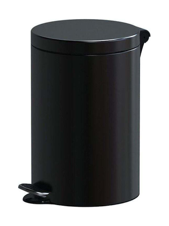 Alda Waste Bin Black Pedal Af612a-05