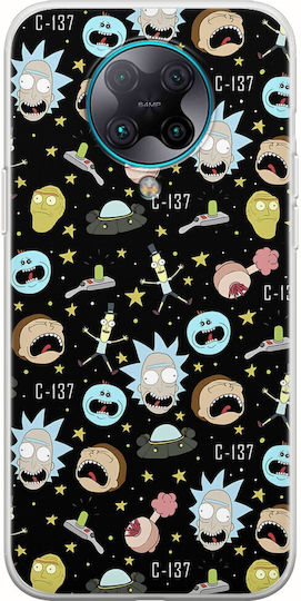 C-137 Rick And Morty Задна корица Силикон Многоцветен (Poco F2 Pro)