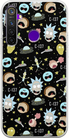 C-137 Rick And Morty Задна корица Силикон Многоцветен (Realme 5 Pro)