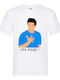 Fruit of the Loom Friends Tv Ross Tricou Alb Bumbac