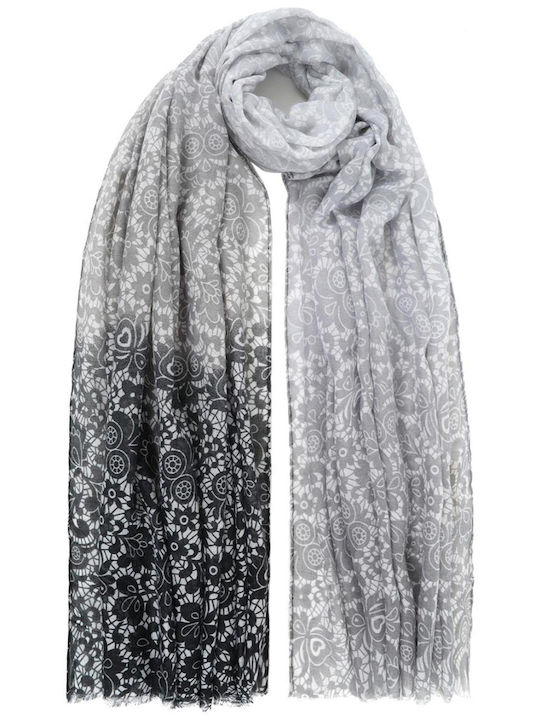 Doca Gray Blumen Damen Pareo