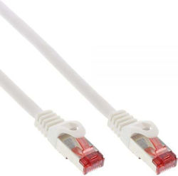 Intos Electronic 76922W S/FTP Кат.6 Мрежов Кабел Ethernet 0.25м Бял