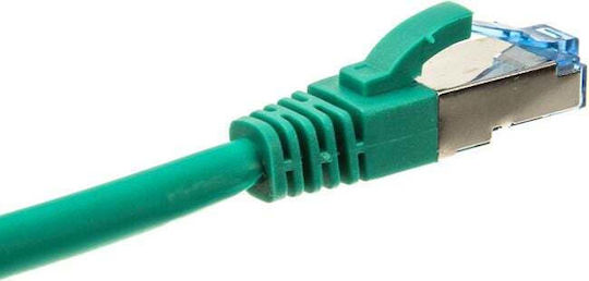 InLine S/FTP Cat.6a (Gigabit) Καλώδιο Δικτύου Ethernet 0.5m Πράσινο