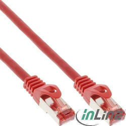 InLine 76411R S/FTP Cat.6 Καλώδιο Ethernet 1m Κόκκινο