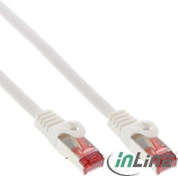 InLine 76405W S/FTP Cat.6 Καλώδιο Ethernet 5m Λευκό